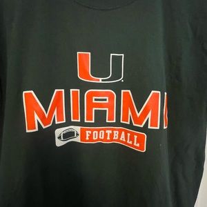 UMiami Football t-shirt